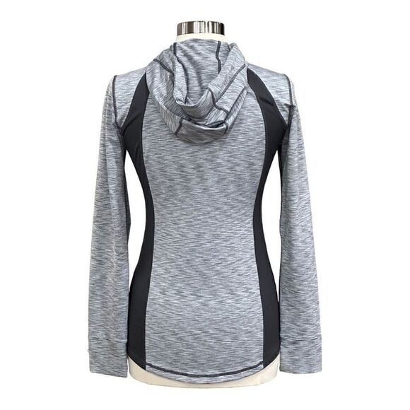 Ideology Women’s Active Space Dye Hooded Jacket in the Size Small in Gray Color - Picture 6 of 13